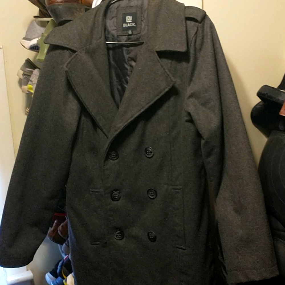 Rue 21 Black Men's Peacoat
